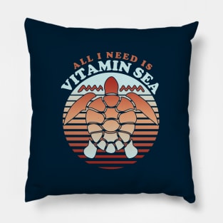 All I need is vitamin sea Pillow