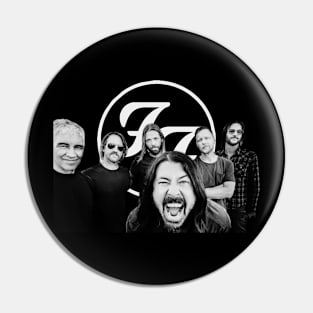 Fighters Rock Band Foo Pin