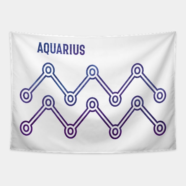 Aquarius Tapestry by FamiLane