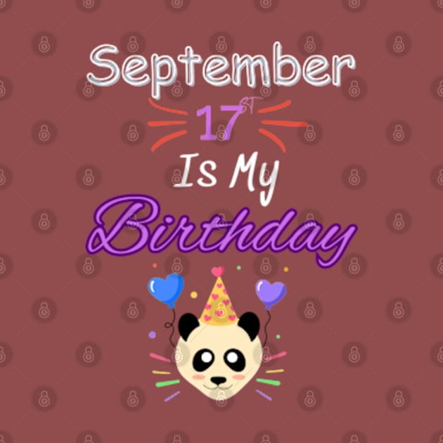 september 17 st is my birthday by Oasis Designs