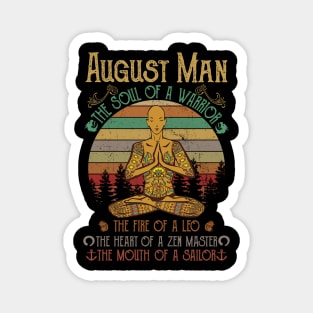 Yoga August Man Magnet