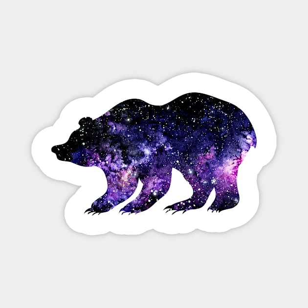 Nebula and Bear Magnet by Cordata