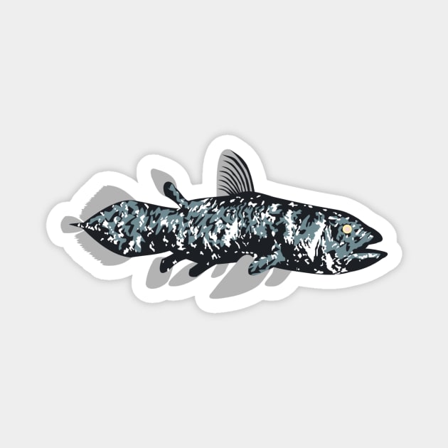 Coelacanth Magnet by stargatedalek