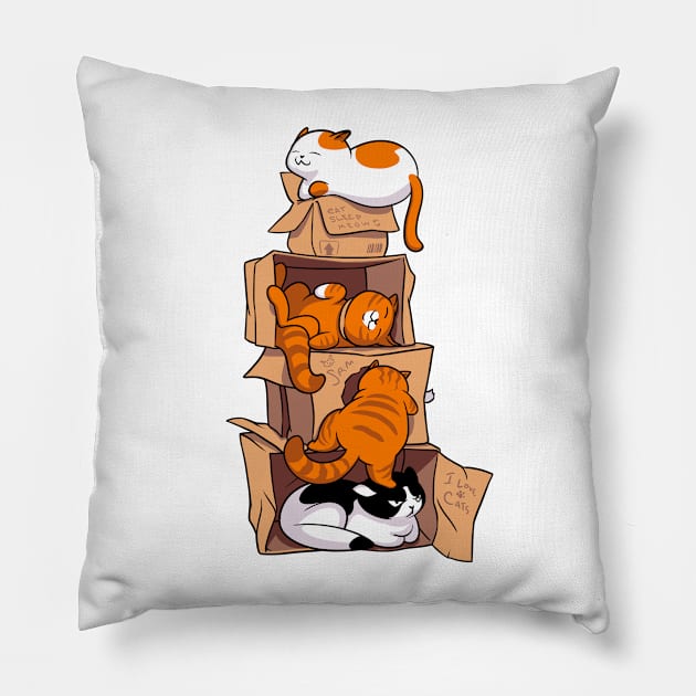 Meow Hostel Pillow by Scud"