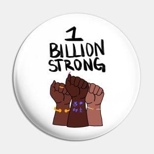 One Billion Strong Pin