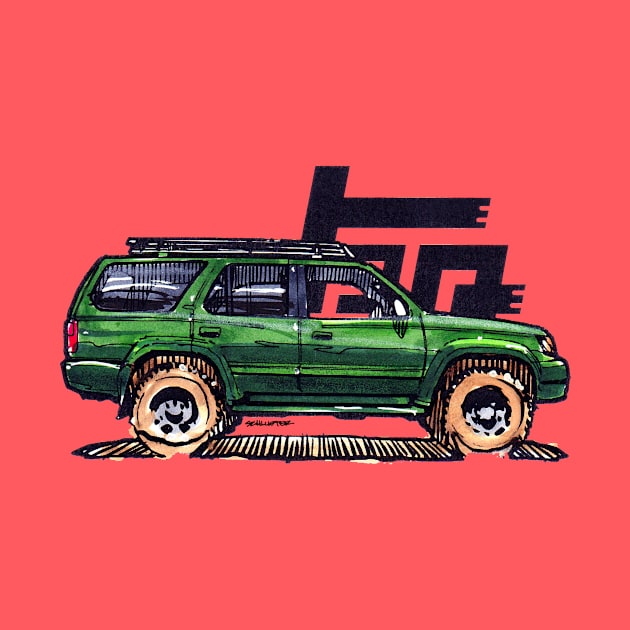 3rd Gen 4Runner TRD - Green by robert1117