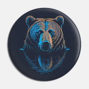 big bear in water Pin