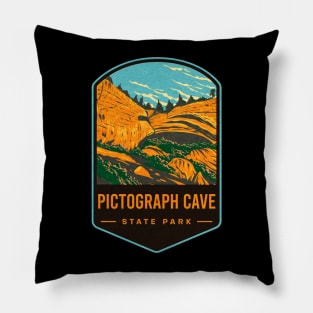 Pictograph Cave State Park Pillow