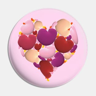 Happy Valentine Day - Marshmallow Love Pin