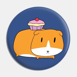 Cupcake Guinea Pig Pin