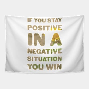 Stay Positive Tapestry