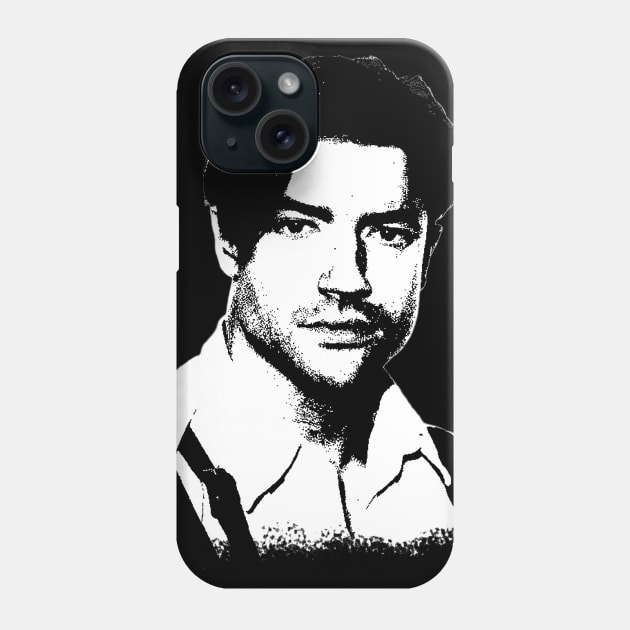 brendan fraser portrait Phone Case by phatvo