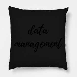 Data Management Binder Label Pillow