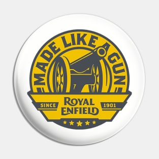 Made Like A Gun Royal Enfield Emblem Pin