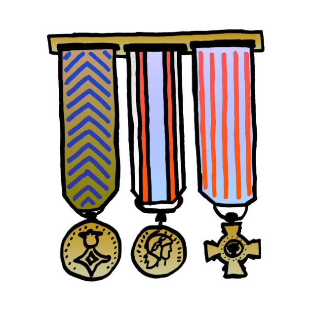 Military medals by ghjura