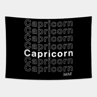 Capricorn Zodiac Birthday Tapestry