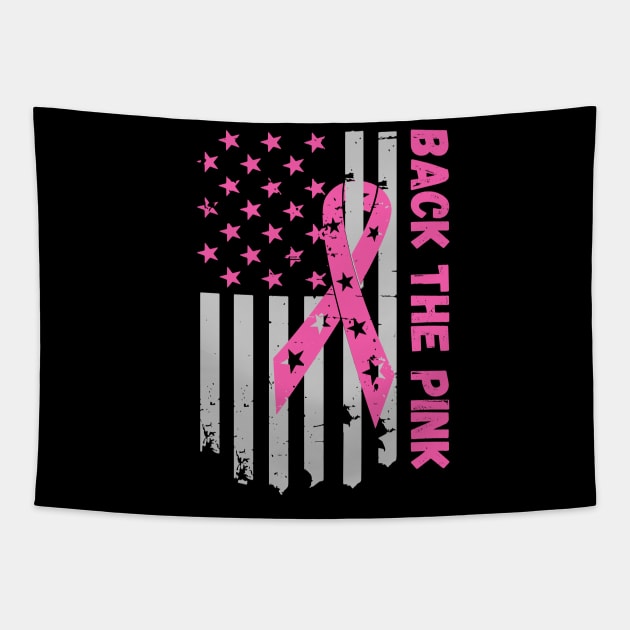 BACK THE PINK Tapestry by Myartstor 