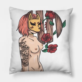 Roses and Her Pillow