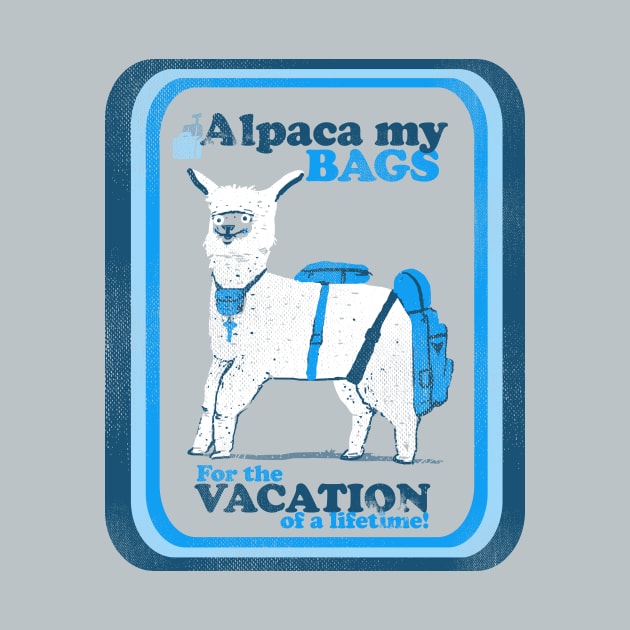 Alpaca My Bags by Pixelmania