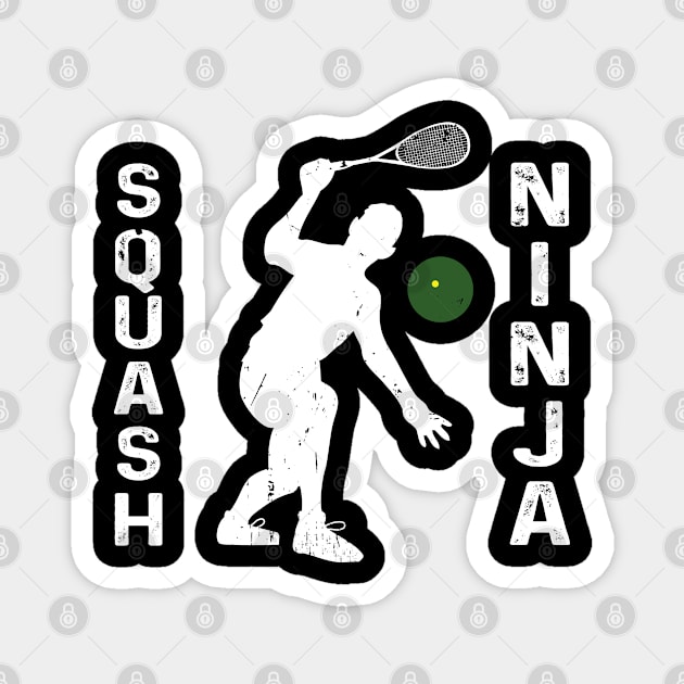 Squash Ninja Magnet by atomguy