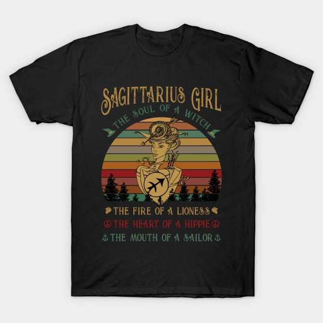 Sagittarius Girl The Soul Of A Witch/Trend T Shirt Sagittarius Girl The Soul Of A Witch/Trend T Shirt
