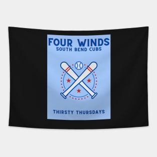 South Bend Cubs Thirsty Thursdays Tapestry