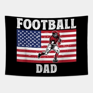 Mens Fathers Day Football Graphic Football Bonus Dad Tapestry