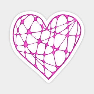 Spiderweb heart Magnet