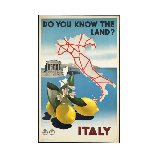 Italian Travel Poster by Yaelledark