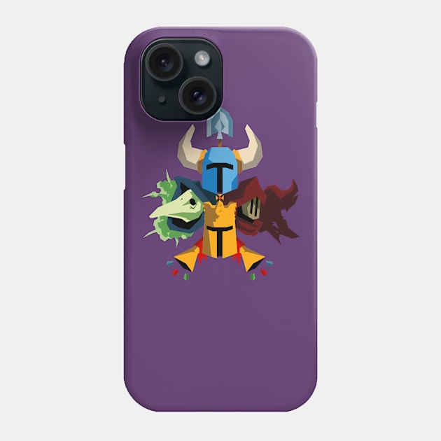 Shovel Knight: Treasure Trove Phone Case by Gamewiz28