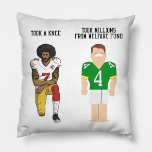 Colin Kaepernick & Brett Favre SouthPark Pillow