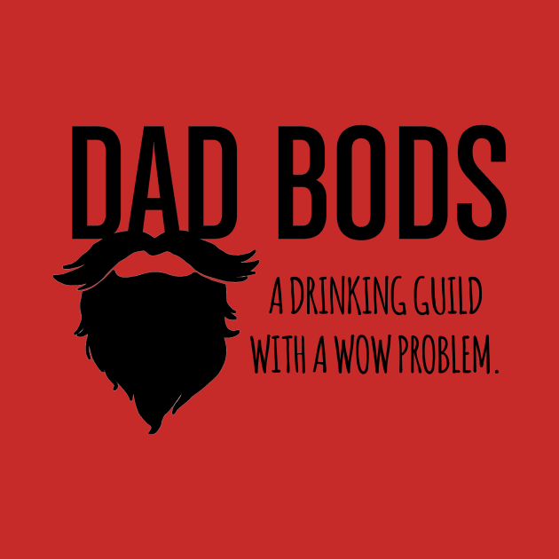 Original Dad Bods Logo - Black Lettering by DadbodsTV