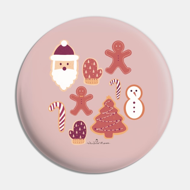 Christmas Cookies - Magenta and Cream Palette | Pattern Pin by thewhimsicalrepose