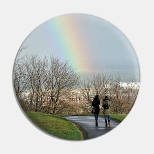 A rainbow seen from Calton Hill, Edinburgh Pin