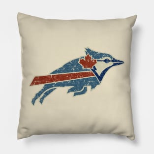 VINTAGE BUFFALO BLUE JAYS Pillow