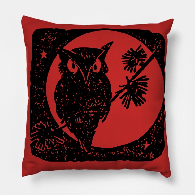 Halloween Big Owl Pillow by holidaystore