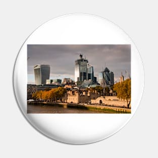 Cityscape Skyline City of London Pin