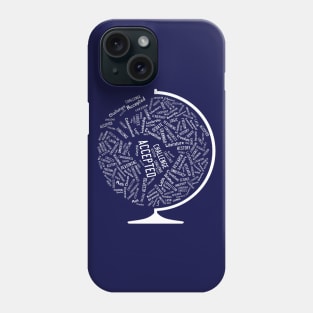 Challenge Accepted Globe Phone Case