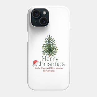 Joyful Wishes and Merry Christmas Phone Case