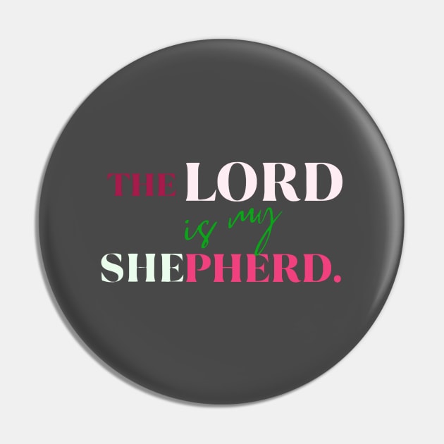 The Lord is my shepherd Pin by HezeShop