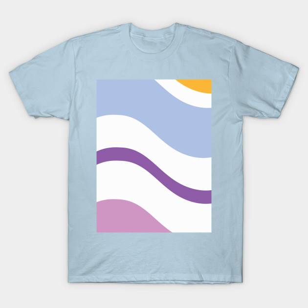 Disover Egg | Purple Orange | Stripes v2 - Egg - T-Shirt