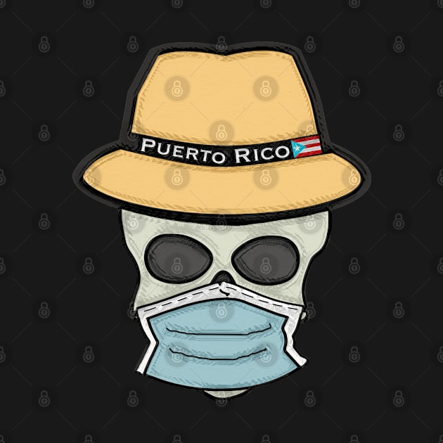 Boricua Skull by SoLunAgua