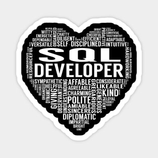 SQL Developer Heart Magnet
