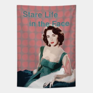Elizabeth Taylor - Stare Life in the Face. Tapestry