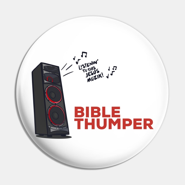 Bible Thumper Pin by Crossight_Overclothes