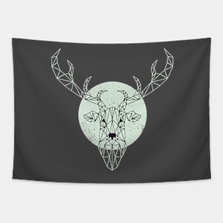 Geometric Deer (Light Version) Tapestry