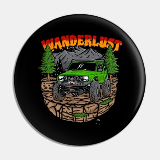 Wanderlust Jeep Holiday - Green Pin