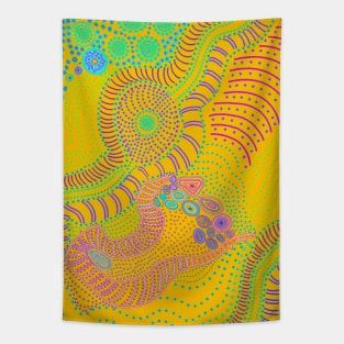 Bioluminesence Yellow Tapestry