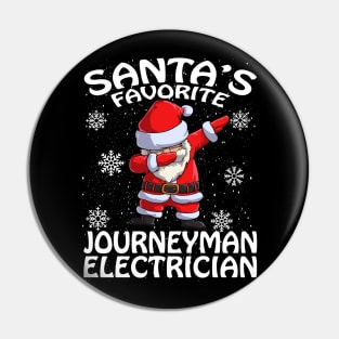 Santas Favorite Journeyman Electrician Christmas Pin