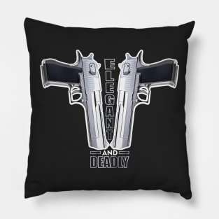 ELEGANT AND DEADLY Pillow